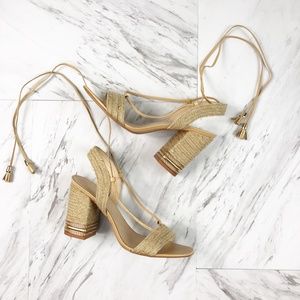 Anthropologie Klub Nico Espadrille Heel Women's 9